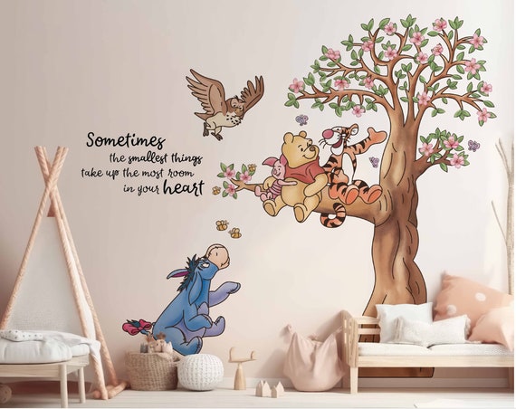 Winnie The Pooh, Winnie und seine Freunde Wandtattoo, Kinder Wandsticker -  Etsy Österreich