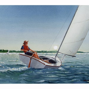 Golden Hour (Original signed watercolor painting)