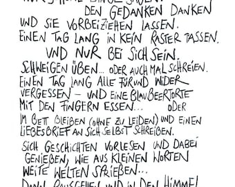 Postkarte "Einen Tag lang"- eDITION GUTE GEISTER