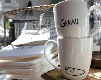 Mug “Genau” (“Exactly”) - eDITION gUTE gEISTER