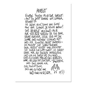 Postal "Outono" - edição GOOD GEISTER