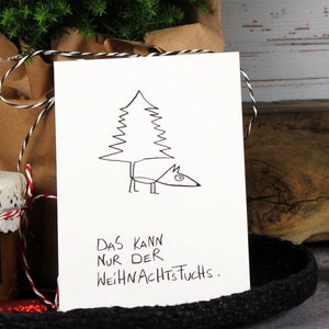 Postkarte "Weihnachtsfuchs" - eDITION GUTE GEISTER