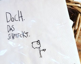 Serviette "Doch. Das schmeckt." - eDITION GUTE GEISTER