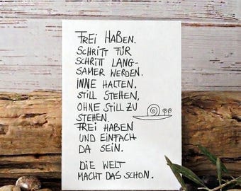 Postcard "Free Time" - eEdition Good Spirits