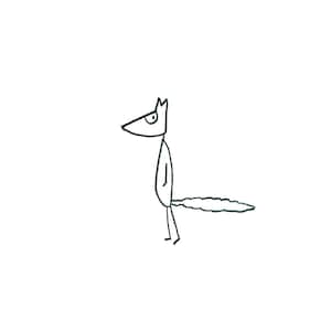 Carte postale "Renard"