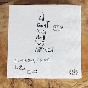 Napkin "Auftauen" image 2