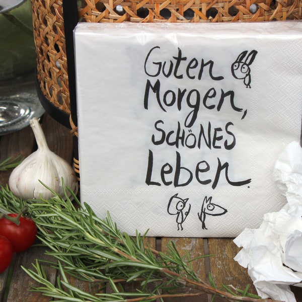 Serviette "Schönes Leben" - eDITION GUTE GEISTER