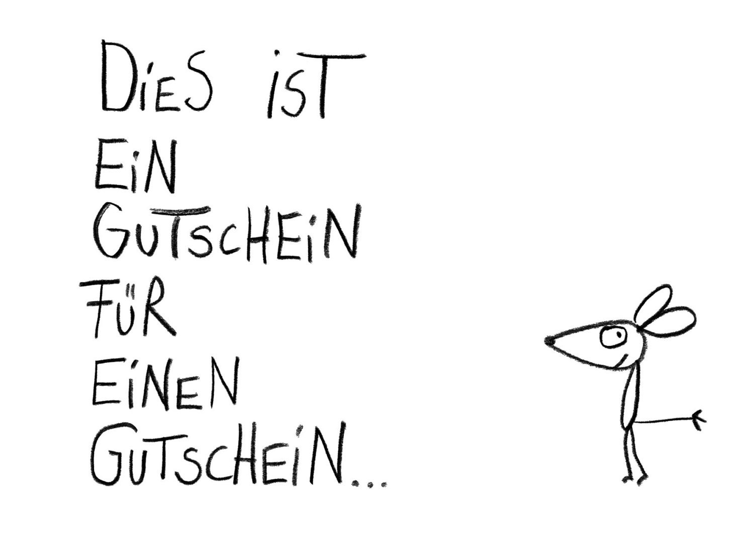Postkarte Gutschein Gutschein eDITION GUTE Etsy