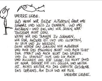 Postkarte "Unsere Liebe" - eDITION GUTE GEISTER