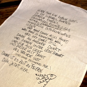 Tea towel &quot;Celebration time&quot; - eDITION GOOD SPIRITS