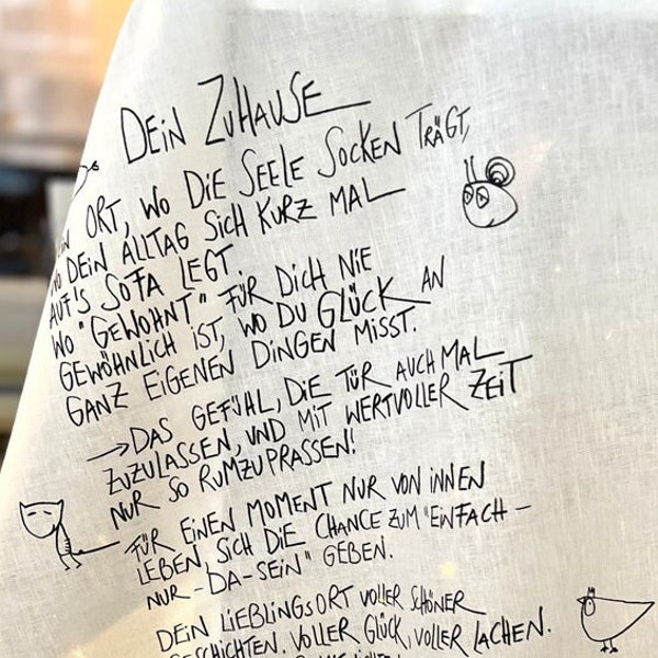 Geschirrtuch "Dein Zuhause" - eDITION GUTE GEISTER