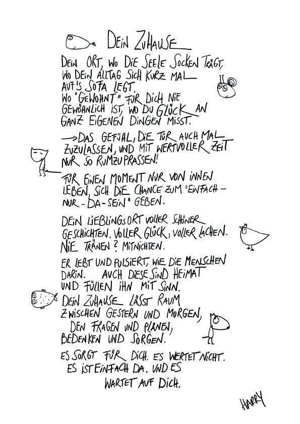 Bild "Dein Zuhause" - DIN A4 - eDITION GUTE GEISTER