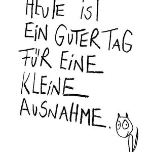 Picture &quot;Small Exception&quot; - DIN A4 - eDITION GUTE GEISTER