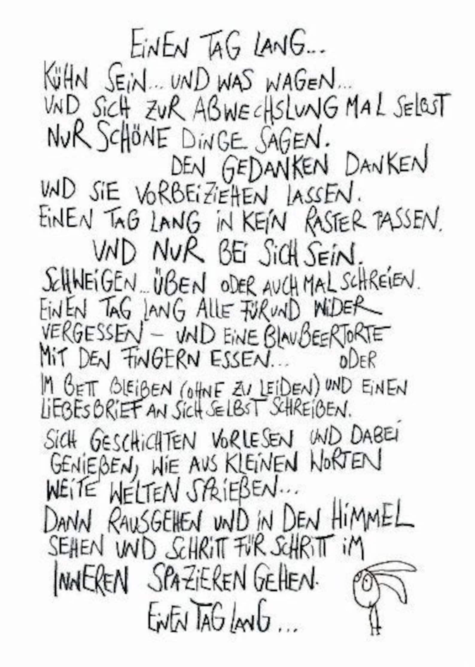 Bild Einen Tag lang DIN A4 eDITION GUTE Etsy