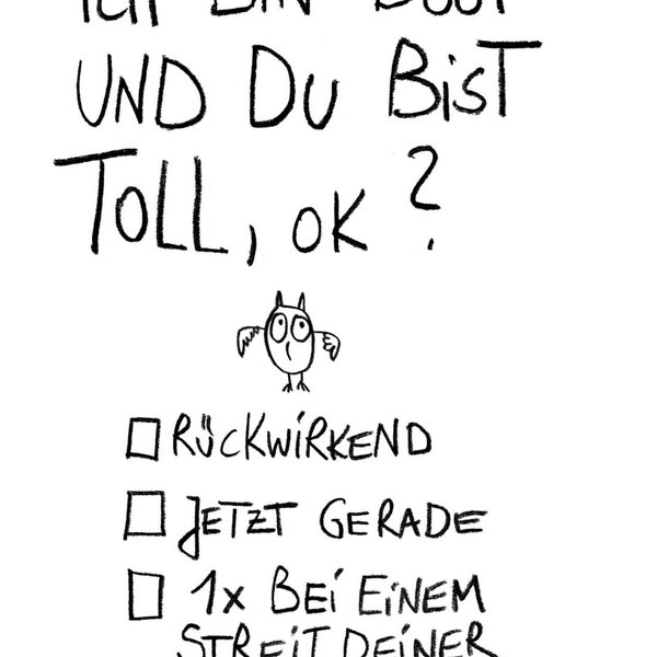 Postkarte "Doof und toll"- eDITION GUTE GEISTER