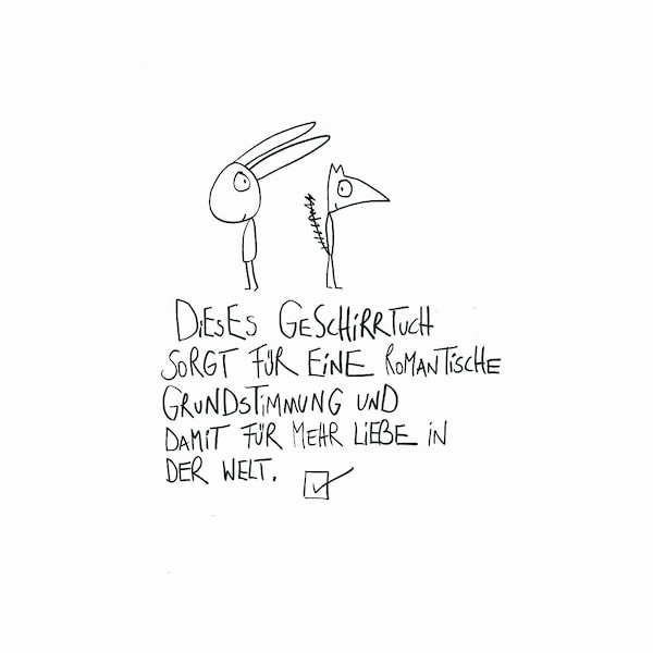 Geschirrtuch "Küchenromantik" - eDITION GUTE GEISTER