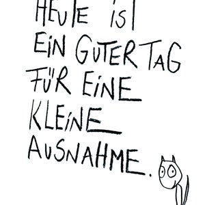 Postkarte "Kleine Ausnahme"