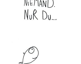 Postcard "Nobody" - GOOD SPIRITS EDITION