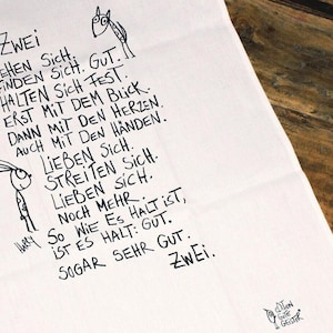 Dish towel "Two" - eDITION GOOD SPIRITS