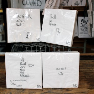 Set of 4 napkins "It will be fine" - eDITION GUTE GEISTER