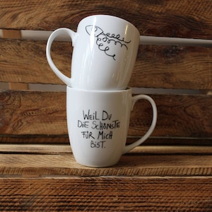 Mug "Because you are the most beautiful to me" - eDITION GOOD GEISTER