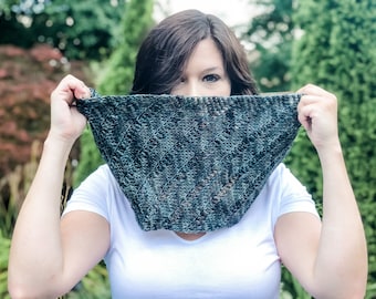 Skipping Stones Tunisian Crochet Cowl Pattern