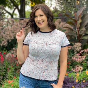 Better Than Basic Ringer Top Down Summer Crochet Pattern image 4