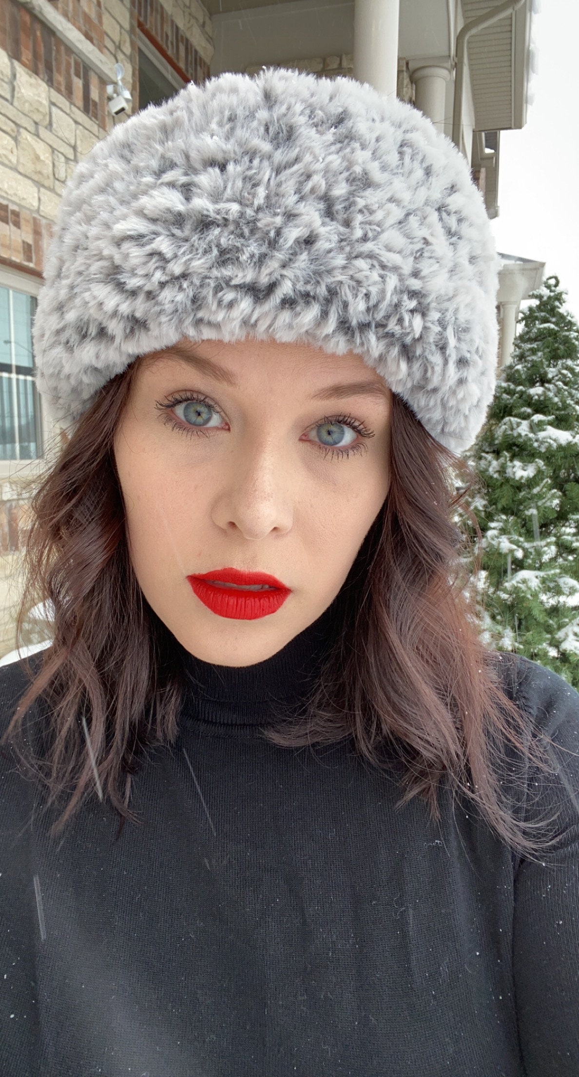 Czarina Crown Faux Fur Crochet Headband Pattern - Etsy