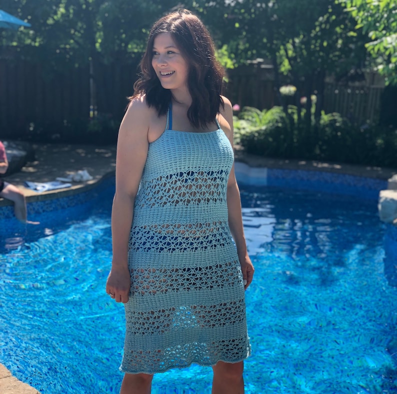 Tunisian Crochet Chill Summer Cover UpDress