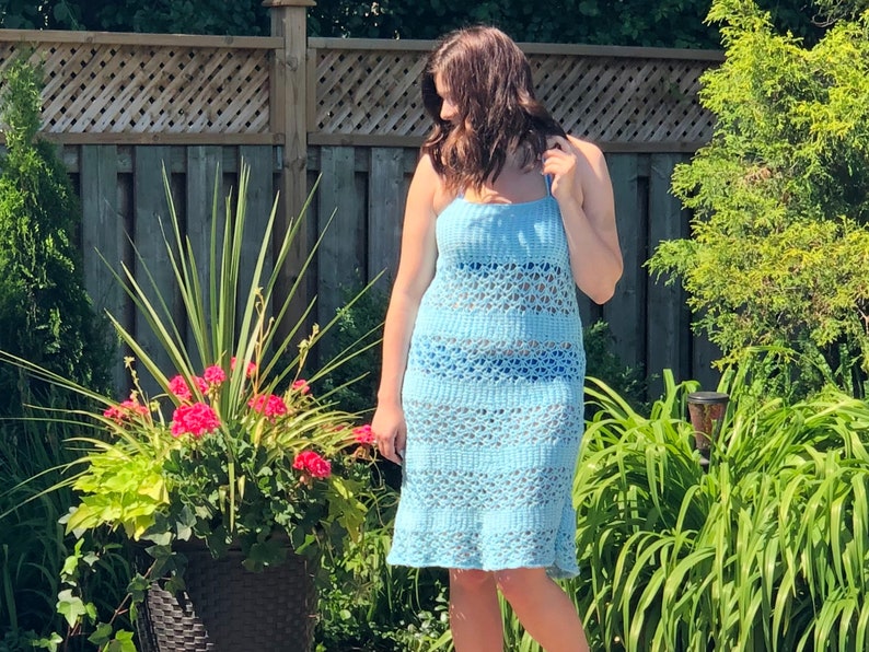 Tunisian Crochet Chill Summer Cover UpDress