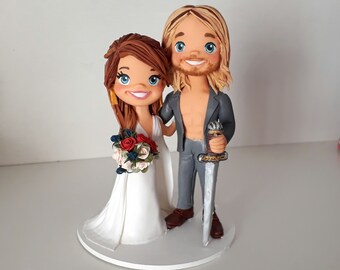 Medieval Wedding Cake Topper & Keepsake // Lucy&#39;s Clay Designs
