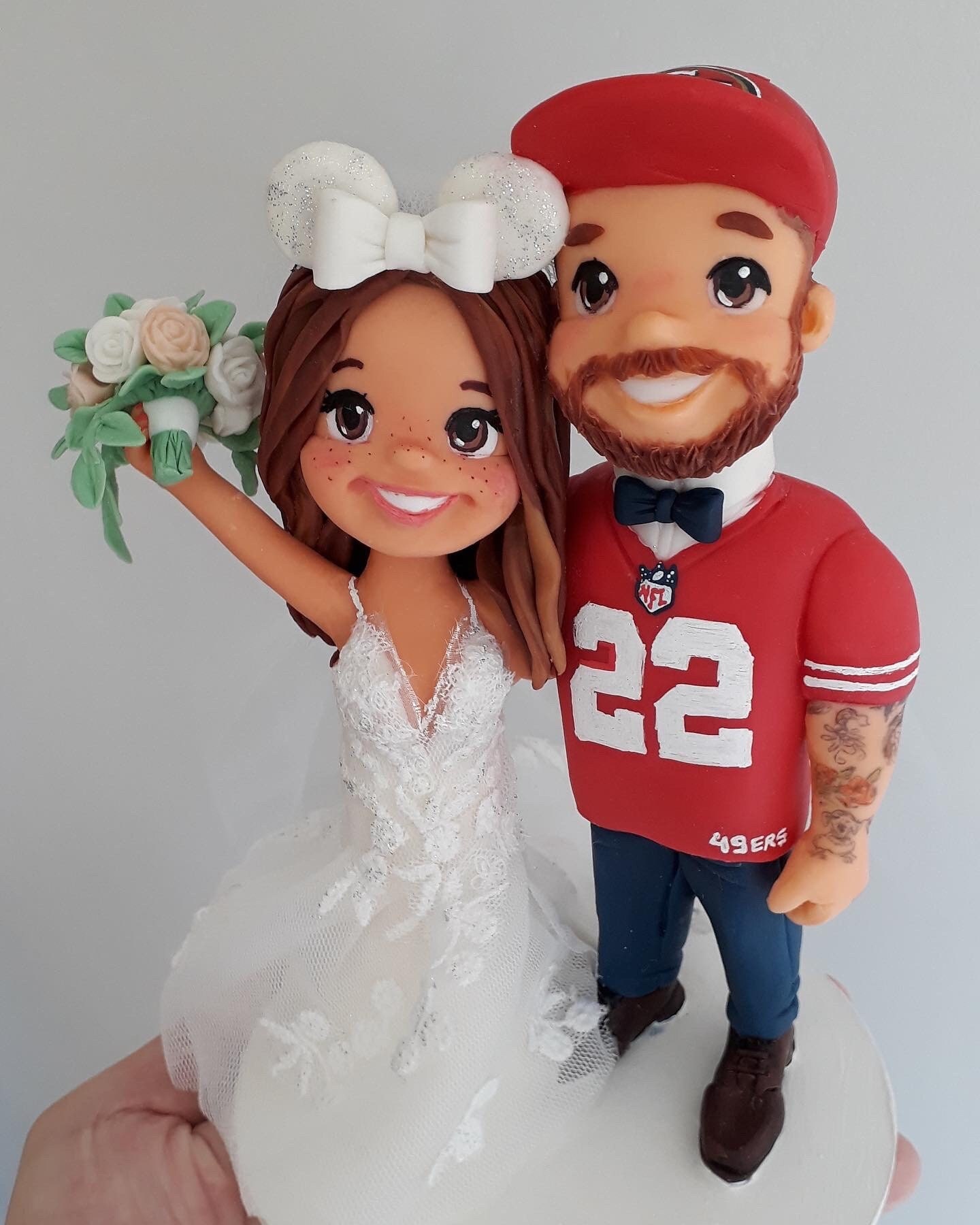 San Francisco 49ers Cake Topper Bridal Funny Humorous Wedding