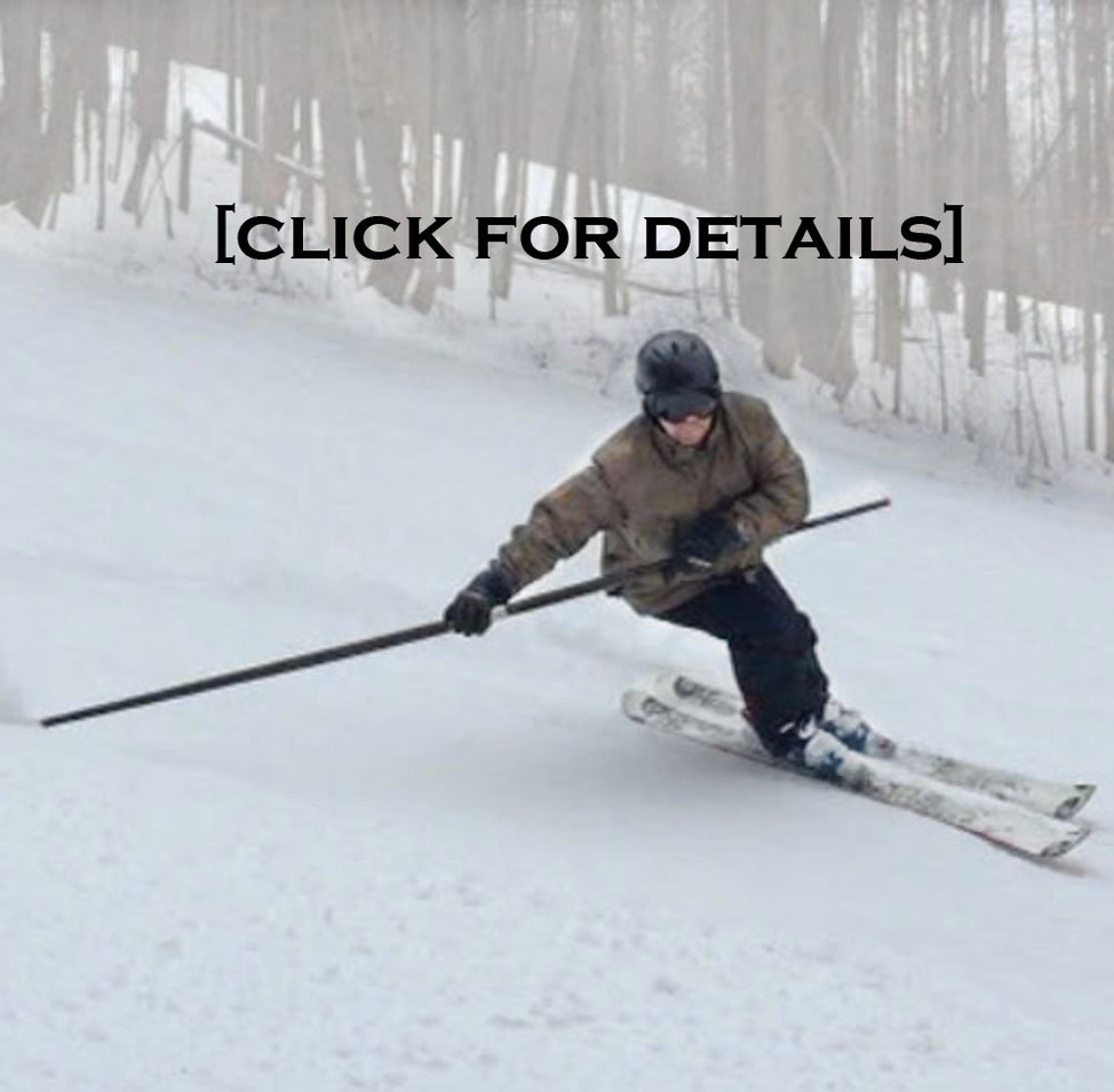 Lurk Pole, Telemark Pole, Lurk Ski Pole, Long Pole, Unipole, Handcrafted Ski Pole, Ski Gear