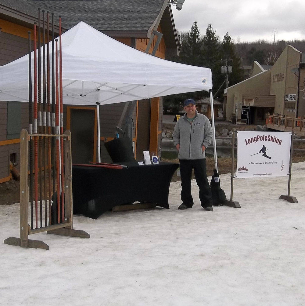 Lurk Pole, Telemark Pole, Lurk Ski Pole, Long Pole, Unipole, Handcrafted Ski Pole, Ski Gear