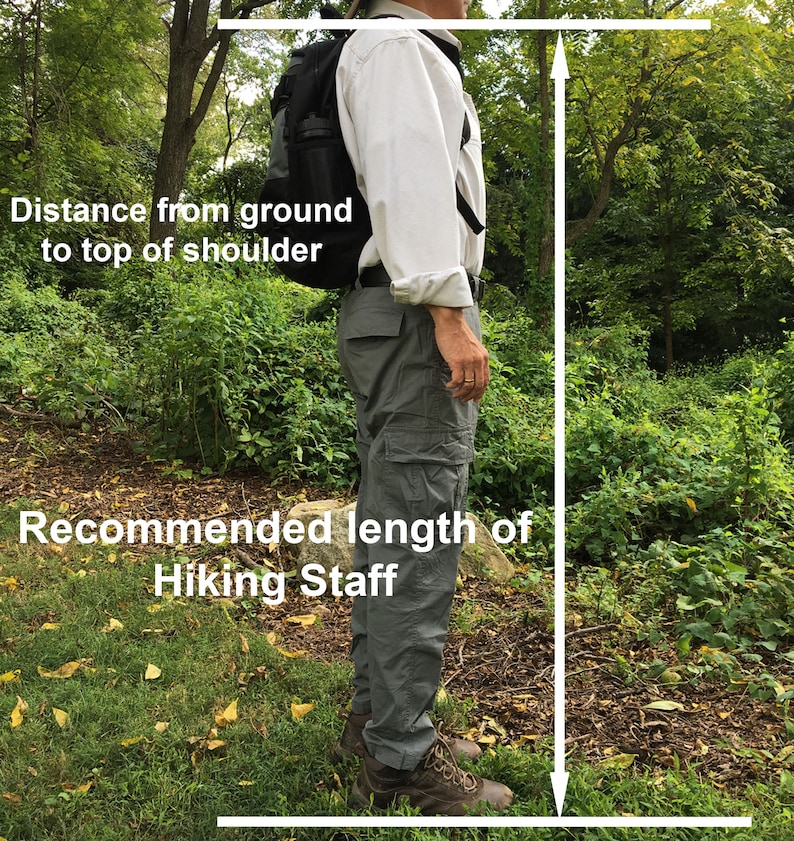 Hiking Staff Walking Staff Handmade Hiking Staff Etsy