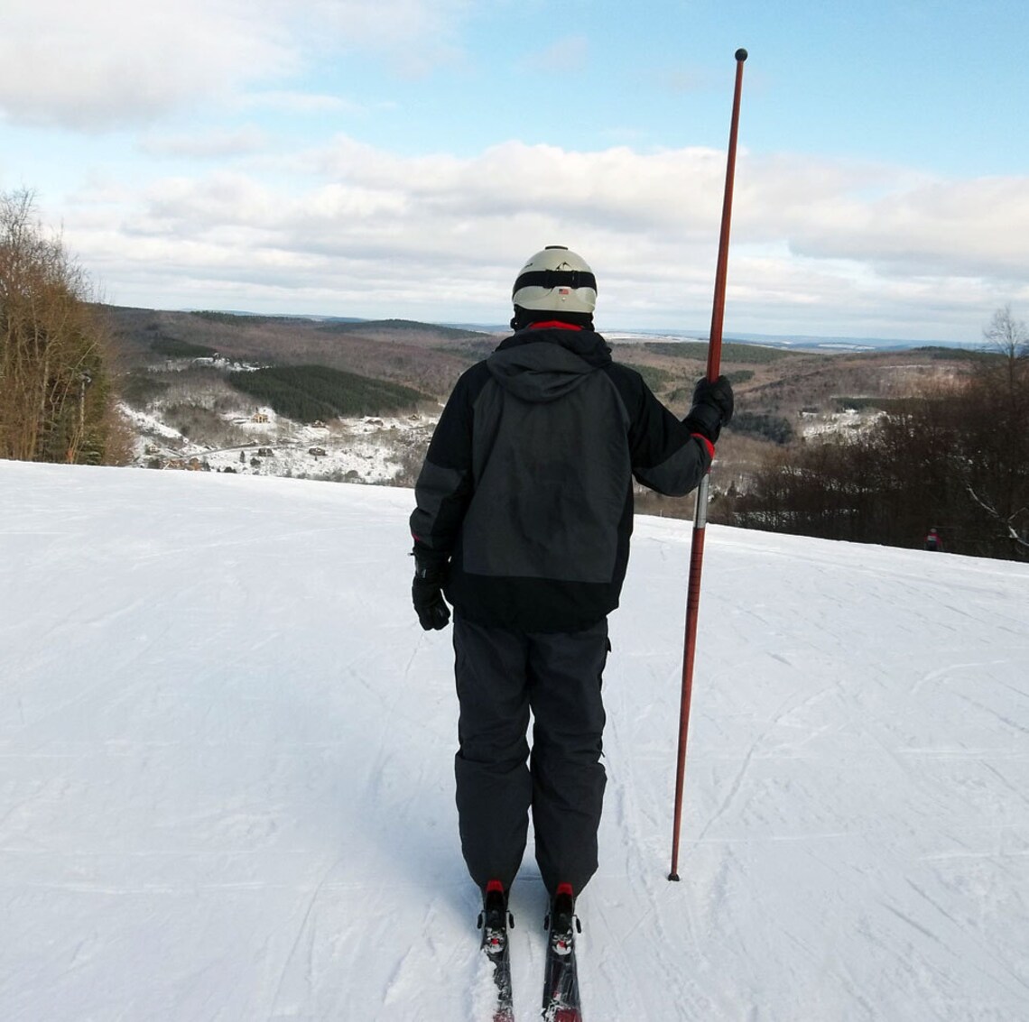 Lurk Pole, Telemark Pole, Lurk Ski Pole, Long Pole, Unipole, Handcrafted Ski Pole, Ski Gear