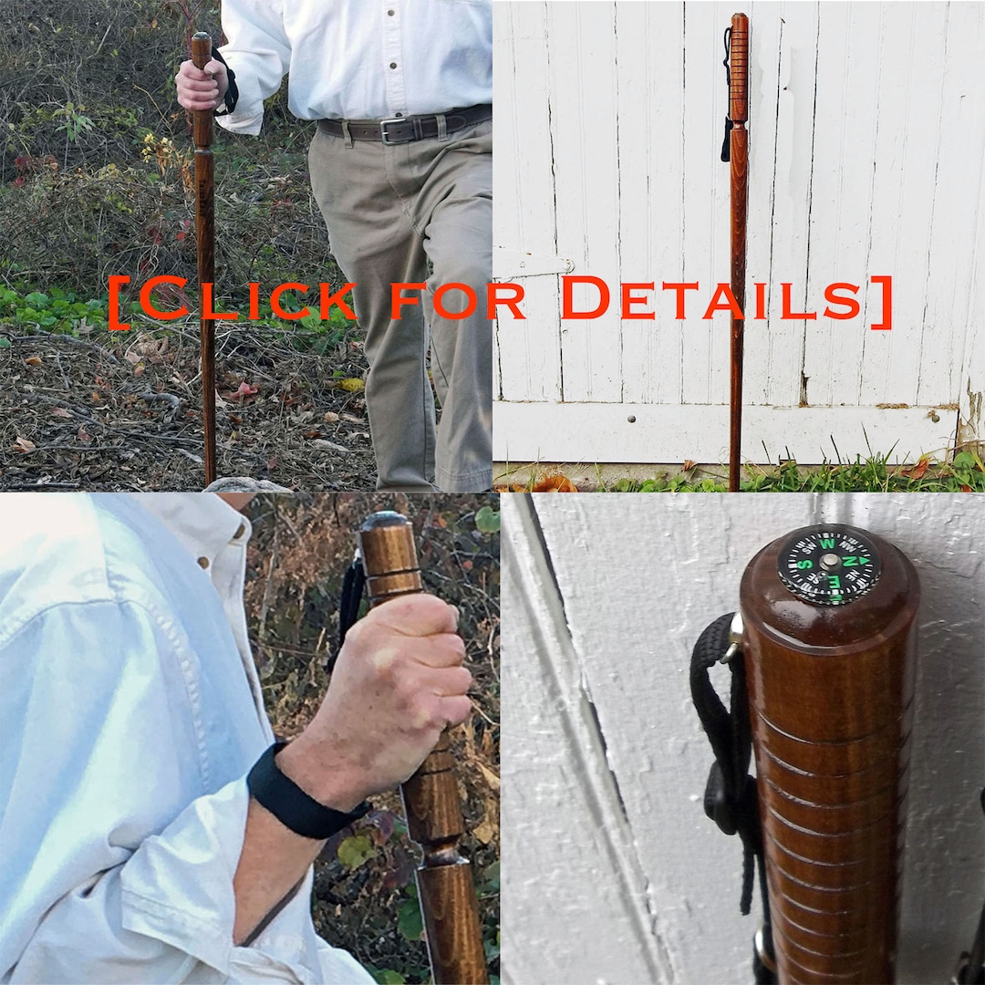 Walking Stick, Walking Pole, Hiking Stick, Handcrafted, Wooden Hiking  Stick, Handmade Hiking Pole, Happy Hiker Poles, Thirdedge