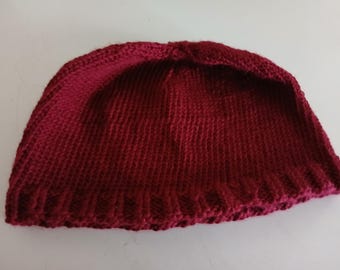 Handmade knitted beanie or headband in your choice of color