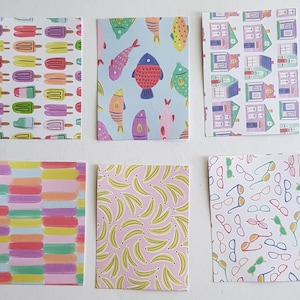 Journaling Cards 3 x 4 Journal Cards Planner Cards Pocket Letter Junk Journal Cards Scrapbooking Planner Accessory 6Pcs