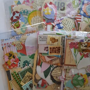 50 Pce Junk Journal Paper Pack Ephemera Pack Scrap Paper Collage Kit ...