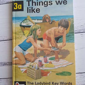 Things We Like Book 3a Vintage Ladybird Book Ladybird Key Words Reading Scheme 1970s Children&#39;s Book