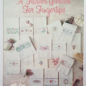 A Flower Garden For Fingertips Cross Stitch Design Charts Leisure Arts Cross Stitch Designs Floral Cross Stitch Designs