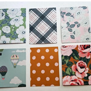 Journaling Cards 3 x 4 Journal Cards Planner Cards Pocket Letter Junk Journal Cards Scrapbooking Planner Accessory 6Pcs