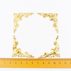 Metal Filigree Book Corners Embellishments for Journals Books ...