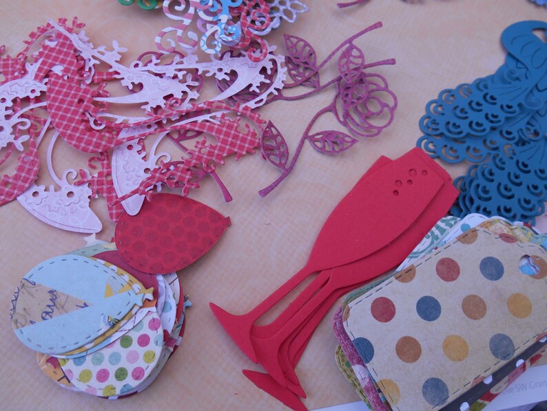 Cardstock Die Cuts Scrapbook Accessories Scrapbook Etsy