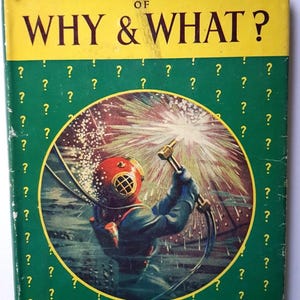 Vintage The Wonder Book of Why and What Ward Lock & Co Vintage  Children&#39;s Hardback Book