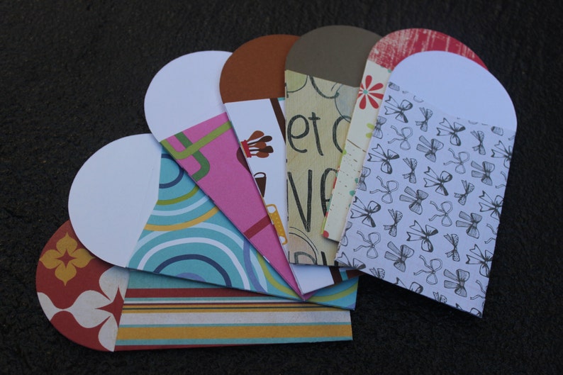 Mini Envelopes Gift Card Envelopes Junk Journals Planners Etsy