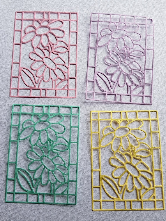 6 BEE HAPPY Sentiment Banners Card Making Scrapbook Craft Embellishments Toppers