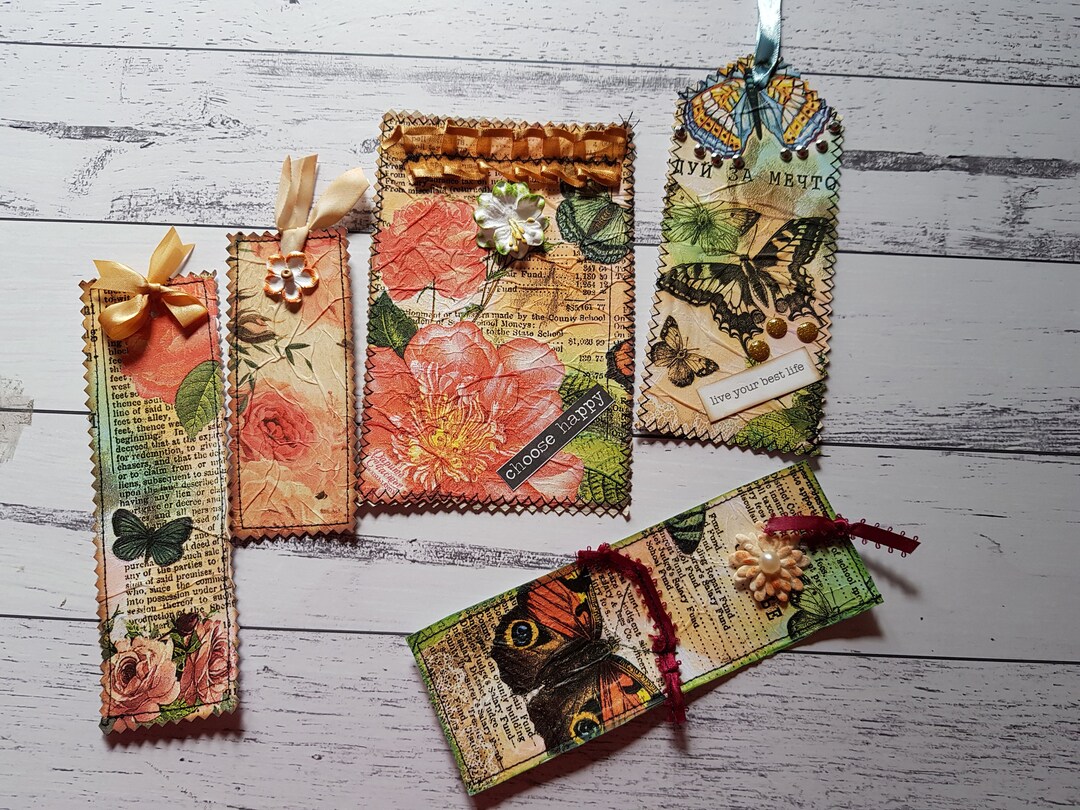 Large Collage Tags Junk Journal Ephemera Tag Set Journaling Supply ...