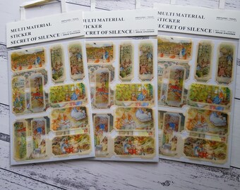 Peter Rabbit Sticker - Etsy